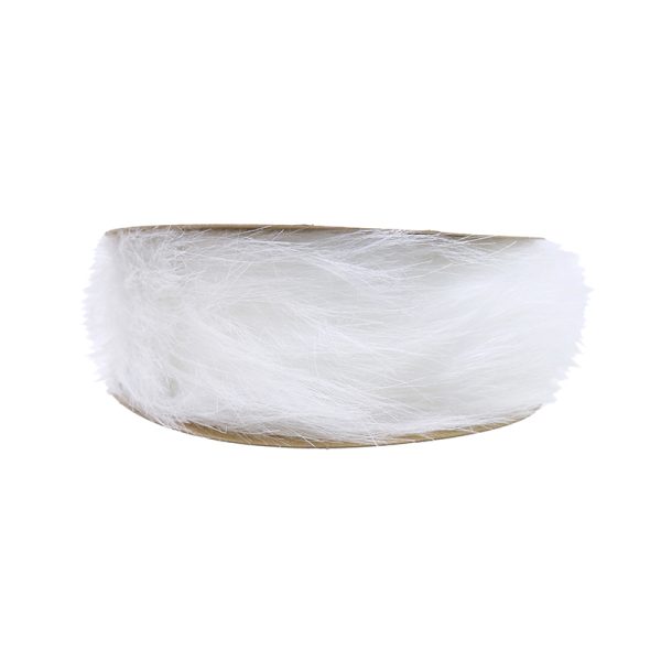 WHITE PLUSH RIBBON