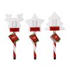 STAKE LIGHT CHRISTMAS DESIGNS 3 ASSTD SOLAR H31CM RGB