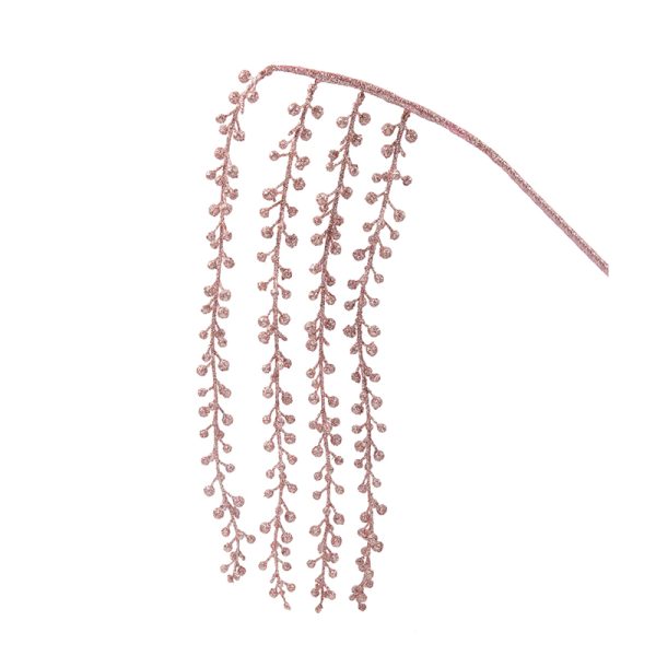 ROSE GOLD GLITTER DANGLING STEM 92CM