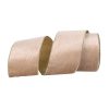 GOLD VELOUR DOUBLE LAYER RIBBON 10CM x 10M