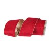 RED VELOUR DOUBLE LAYER RIBBON 10CM x 10M