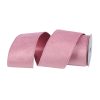 PINK VELOUR DOUBLE LAYER RIBBON 10CM x 10M