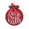 DECK THE HALLS SIGN 17CM