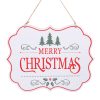 MERRY CHRISTMAS SIGN 24 x 18CM