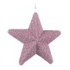 25CM PINK HANGING STAR