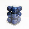8CM Navy Blue Mixed Baubles 12PC