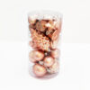 25 Piece Blush Pink Bauble Set in Mix Sizes