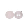 20CM WHITE BAUBLE PEARL OR TINSEL FINISH