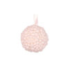 12CM WHITE BALL TREE ORNAMENT WITH WHITE RIBBON