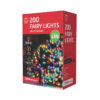 11.95m 200  MULTICOLOURED LED FAIRY LIGHTS FLASHING