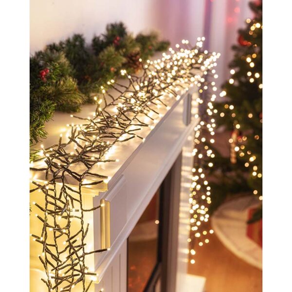 10.4m 720 WARM WHITE  LED CLUSTER LIGHTS