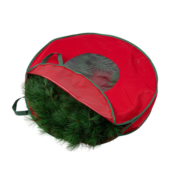 CHRISTMAS WREATH ROUND STORER BAG