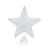 25cm WHITE SNOW STAR TOPPER