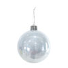 20cm SILVER DELUXE PEARL BAUBLE