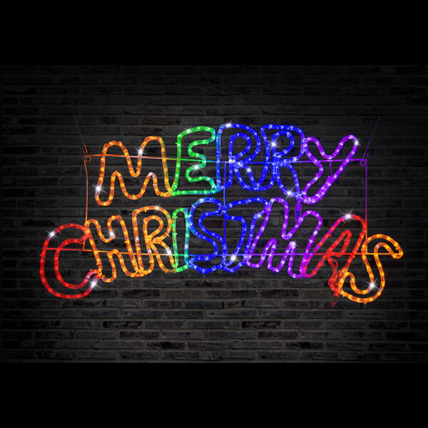 MERRY CHRISTMAS LED ROPE LIGHT