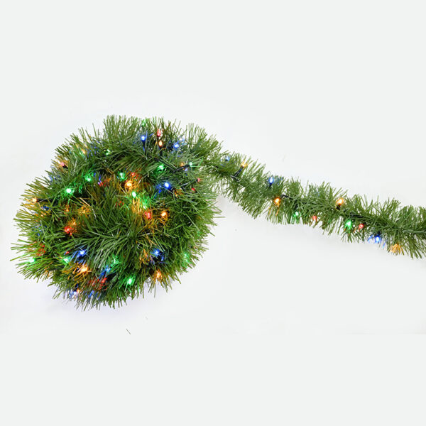 MULTI COLOURED PRELIT GARLAND