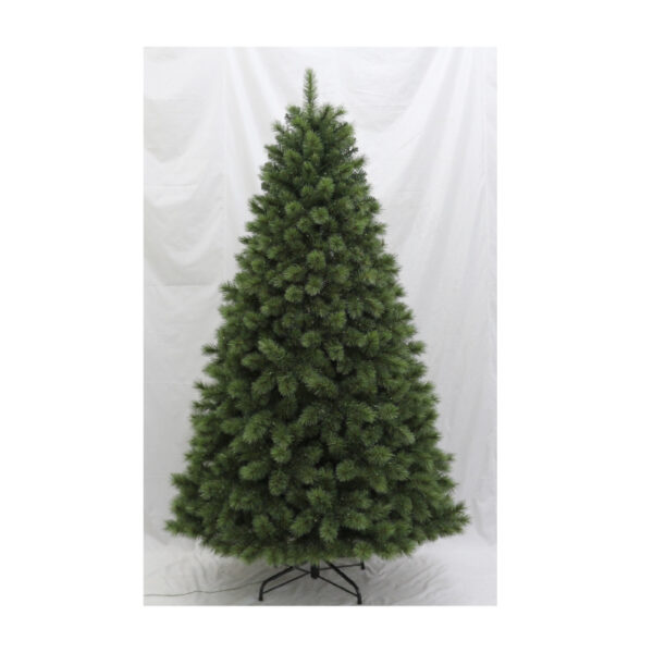 180CM (6FT) GREEN HARDNEEDLE MIX PVC TREE (HINGED)