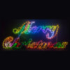 160CM RGB MERRY CHRISTMAS SIGN WITH REMOTE TO CHANGE COLOUR AND FUNCTION