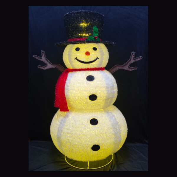 150CM SNOWMAN WITH RGB AND CONTROLLER TO CHANGE  COLOUR