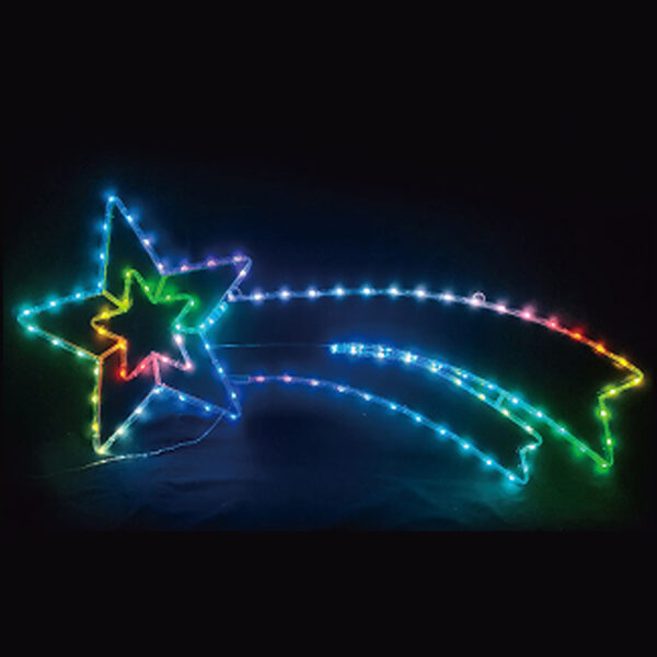 110CM RGB LED SHOOTING STAR  COLOUR CHANGING ROPE LIGHT