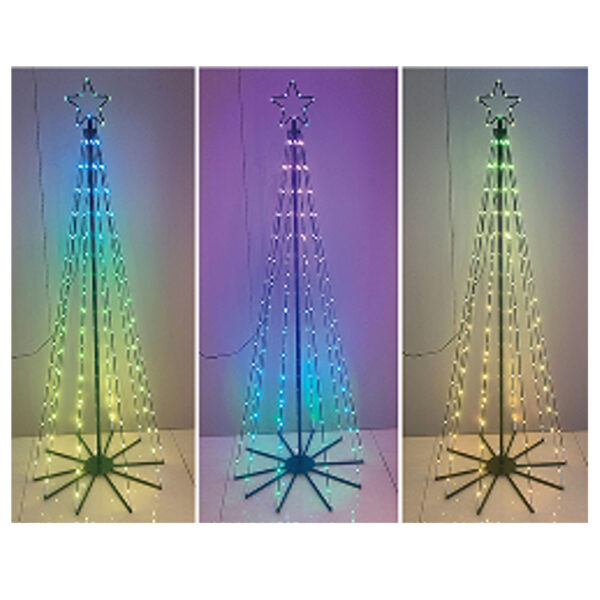 180CM RGB  STRING TREE WITH REMOTE TO CHANGE COLOUR AND FUNCTION
