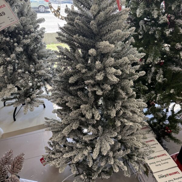 150CM / 5FT FLOCKED ALPINE FIR
