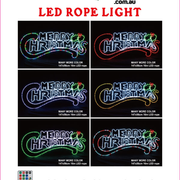 MERRY CHRISTMAS LED SIGN