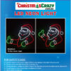 neon santa thumbs up