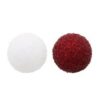 15CM WHITE OR  RED JEWELLED BAUBLE