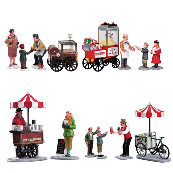 LEMAX A2704 CARNIVAL FOOD FESTIVAL (vendor figurines)