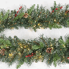 DECORATED PRELIT GARLAND