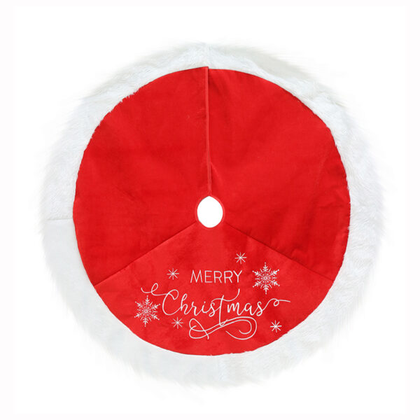 RED AND WHITE TREE SKIRT