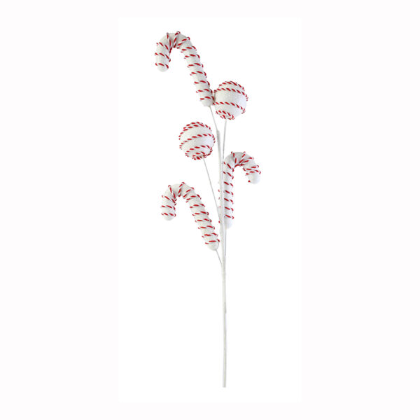 candy cane and ball pick