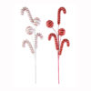 candycane and ball pick