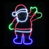 NEON WAVING SANTA