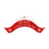METAL MERRY CHRISTMAS ARCH SIGN